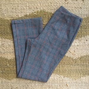 Free People Kick Flare Plaid Pants